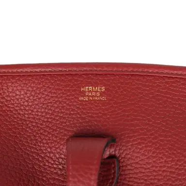 HERMÈS Hermes Evelyne III PM Rouge H Clemence Gold Hardware | Thumbnail 7 HERMÈS Hermes Evelyne III PM Rouge H Clemence Gold Hardware | Thumbnail 7