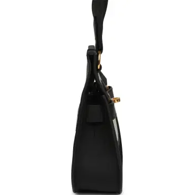 HERMÈS Hermes Jypsiere Mini Black and Ecru Toile H Black Swift Gold Hardware | Thumbnail 3 HERMÈS Hermes Jypsiere Mini Black and Ecru Toile H Black Swift Gold Hardware | Thumbnail 3