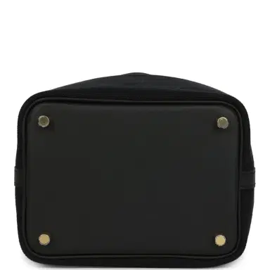 HERMÈS Hermes Picotin Cargo 18 Black Toile Goeland and Swift Gold Hardware | Thumbnail 6 HERMÈS Hermes Picotin Cargo 18 Black Toile Goeland and Swift Gold Hardware | Thumbnail 6