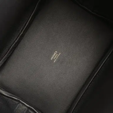 HERMÈS Hermes Picotin Cargo 18 Black Toile Goeland and Swift Gold Hardware | Thumbnail 8 HERMÈS Hermes Picotin Cargo 18 Black Toile Goeland and Swift Gold Hardware | Thumbnail 8