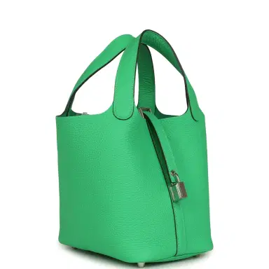HERMÈS Hermes Picotin Lock 18 Vert Comics Clemence Palladium Hardware | Thumbnail 2 HERMÈS Hermes Picotin Lock 18 Vert Comics Clemence Palladium Hardware | Thumbnail 2