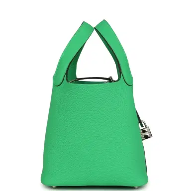 HERMÈS Hermes Picotin Lock 18 Vert Comics Clemence Palladium Hardware | Thumbnail 3 HERMÈS Hermes Picotin Lock 18 Vert Comics Clemence Palladium Hardware | Thumbnail 3