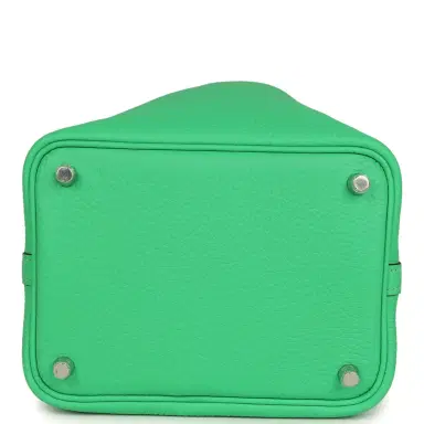 HERMÈS Hermes Picotin Lock 18 Vert Comics Clemence Palladium Hardware | Thumbnail 6 HERMÈS Hermes Picotin Lock 18 Vert Comics Clemence Palladium Hardware | Thumbnail 6