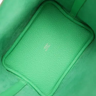 HERMÈS Hermes Picotin Lock 18 Vert Comics Clemence Palladium Hardware | Thumbnail 7 HERMÈS Hermes Picotin Lock 18 Vert Comics Clemence Palladium Hardware | Thumbnail 7