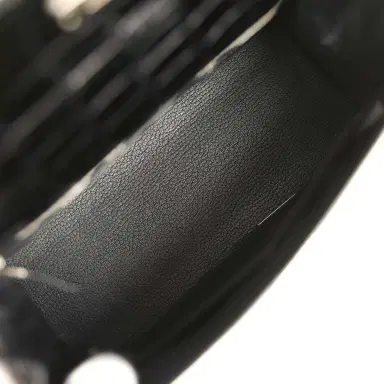 HERMÈS Pre-owned Hermes Kelly Sellier 28 Black Shiny Niloticus Crocodile Palladium Hardware | Thumbnail 8 HERMÈS Pre-owned Hermes Kelly Sellier 28 Black Shiny Niloticus Crocodile Palladium Hardware | Thumbnail 8