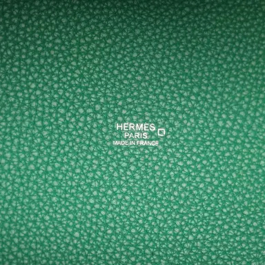 HERMÈS Pre-owned Hermes Picotin Lock 22 Vert Vertigo Clemence and Matte Alligator Touch Palladium Hardware | Thumbnail 8 HERMÈS Pre-owned Hermes Picotin Lock 22 Vert Vertigo Clemence and Matte Alligator Touch Palladium Hardware | Thumbnail 8