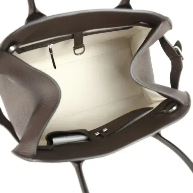 The Row The Row Soft Margaux 12 Bag Deep Brown Calfskin Silver Hardware | Thumbnail 10 The Row The Row Soft Margaux 12 Bag Deep Brown Calfskin Silver Hardware | Thumbnail 10