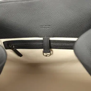 The Row The Row Soft Margaux 17 Bag Black Calfskin Silver Hardware | Thumbnail 11 The Row The Row Soft Margaux 17 Bag Black Calfskin Silver Hardware | Thumbnail 11