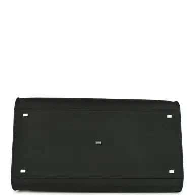 The Row The Row Soft Margaux 17 Bag Black Calfskin Silver Hardware | Thumbnail 6 The Row The Row Soft Margaux 17 Bag Black Calfskin Silver Hardware | Thumbnail 6