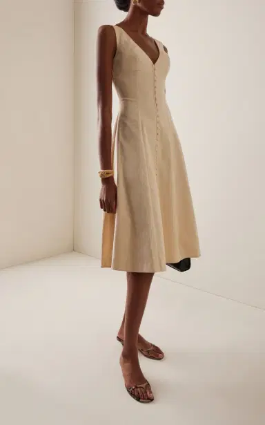 Mirror Palais Dinner’s at 6 Cotton Midi Dress | Thumbnail 2 Mirror Palais Dinner’s at 6 Cotton Midi Dress | Thumbnail 2