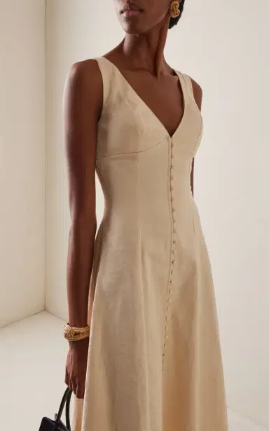 Mirror Palais Dinner’s at 6 Cotton Midi Dress | Thumbnail 3 Mirror Palais Dinner’s at 6 Cotton Midi Dress | Thumbnail 3