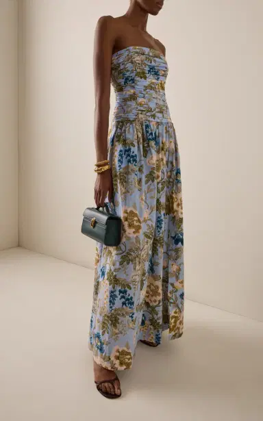 Cara Cara Montreal Floral Cotton Gown | Thumbnail 2 Cara Cara Montreal Floral Cotton Gown | Thumbnail 2