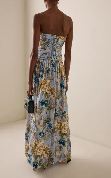 Cara Cara Montreal Floral Cotton Gown | Thumbnail 4 Cara Cara Montreal Floral Cotton Gown | Thumbnail 4