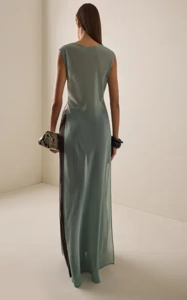 SLOAN Exclusive Georgette Sleeveless Maxi Dress | Thumbnail 4 SLOAN Exclusive Georgette Sleeveless Maxi Dress | Thumbnail 4