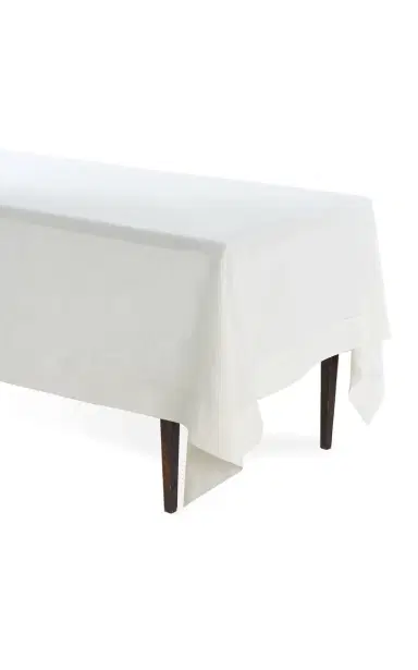 Moda Domus Rectangular Linen Tablecloth - Off-White | Thumbnail 4 Moda Domus Rectangular Linen Tablecloth - Off-White | Thumbnail 4