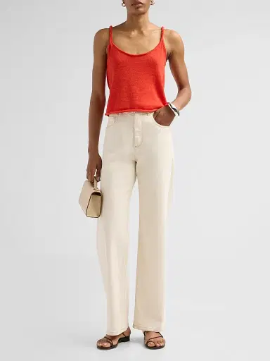SEROYA Women's Aimee Linen-Cotton Tank | Thumbnail 2 SEROYA Women's Aimee Linen-Cotton Tank | Thumbnail 2