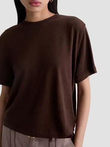AG Jeans Women's Charli Crewneck T-Shirt - Oak Barrel | Thumbnail 5 AG Jeans Women's Charli Crewneck T-Shirt - Oak Barrel | Thumbnail 5