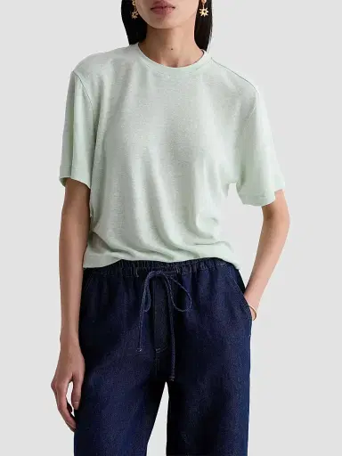 AG Jeans Women's Charli Crewneck T-Shirt - Summer Vine | Thumbnail 4 AG Jeans Women's Charli Crewneck T-Shirt - Summer Vine | Thumbnail 4