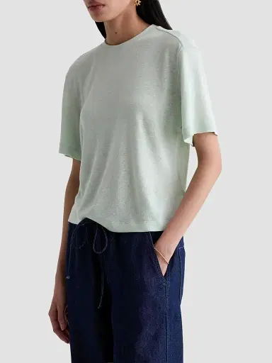 AG Jeans Women's Charli Crewneck T-Shirt - Summer Vine | Thumbnail 8 AG Jeans Women's Charli Crewneck T-Shirt - Summer Vine | Thumbnail 8