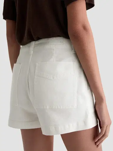 AG Jeans Women's Analeigh Mid-Rise Denim Shorts - Powder - Size 32 | Thumbnail 5 AG Jeans Women's Analeigh Mid-Rise Denim Shorts - Powder - Size 32 | Thumbnail 5