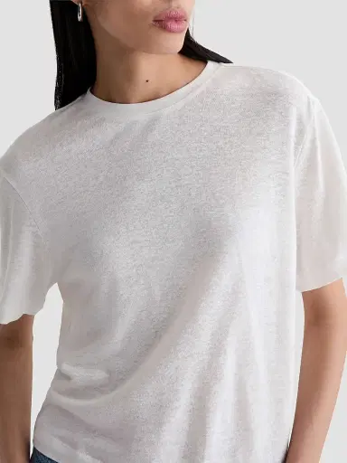AG Jeans Women's Charli Crewneck T-Shirt - Powder | Thumbnail 5 AG Jeans Women's Charli Crewneck T-Shirt - Powder | Thumbnail 5