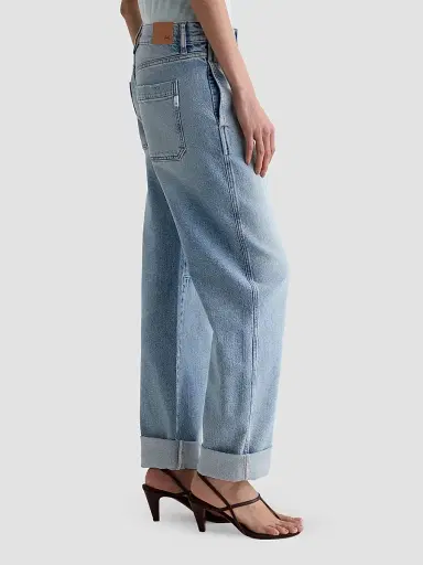 AG Jeans Women's Mercer Barrel-Leg Jeans - Highway 29 - Size 32 | Thumbnail 5 AG Jeans Women's Mercer Barrel-Leg Jeans - Highway 29 - Size 32 | Thumbnail 5