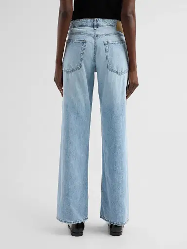 rag & bone Women's Cam Featherweight Straight-Leg Jeans - Moon - Size 32 | Thumbnail 3 rag & bone Women's Cam Featherweight Straight-Leg Jeans - Moon - Size 32 | Thumbnail 3