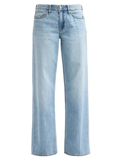 rag & bone Women's Cam Featherweight Straight-Leg Jeans - Moon - Size 32 | Thumbnail 1 rag & bone Women's Cam Featherweight Straight-Leg Jeans - Moon - Size 32 | Thumbnail 1