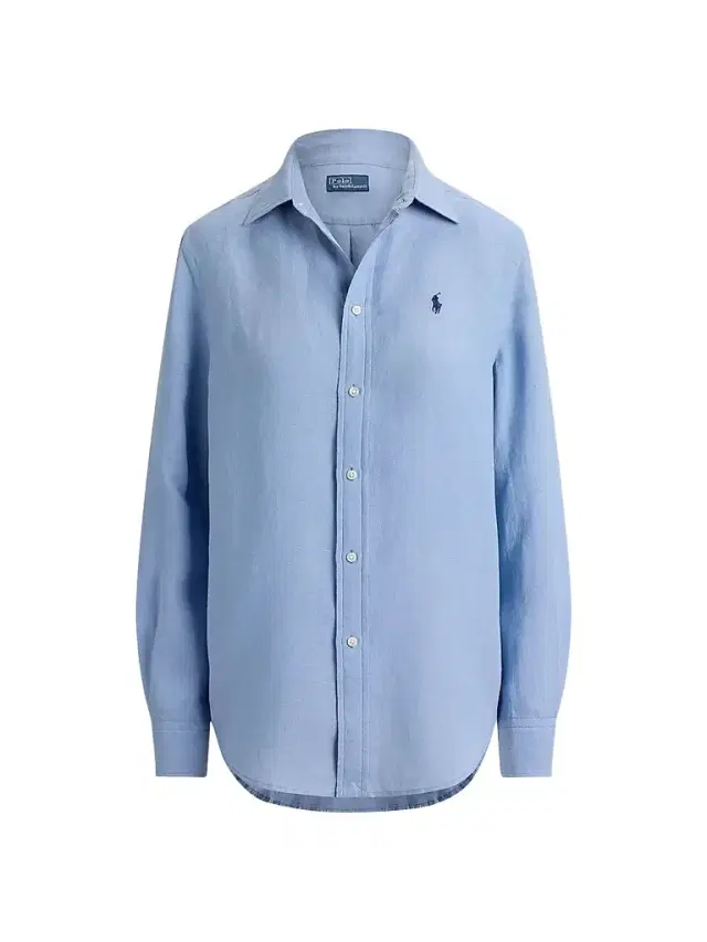 Women's Linen Classic-Fit Button-Front Shirt - Summer Blue Women's Linen Classic-Fit Button-Front Shirt - Summer Blue