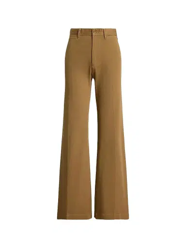 Polo Ralph Lauren Women's Beaton Stretch Cotton Pants - Tan | Thumbnail 1 Polo Ralph Lauren Women's Beaton Stretch Cotton Pants - Tan | Thumbnail 1