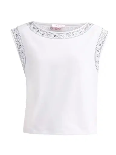 PUCCI Women's L'Alba Cotton Jersey T-Shirt | Thumbnail 1 PUCCI Women's L'Alba Cotton Jersey T-Shirt | Thumbnail 1