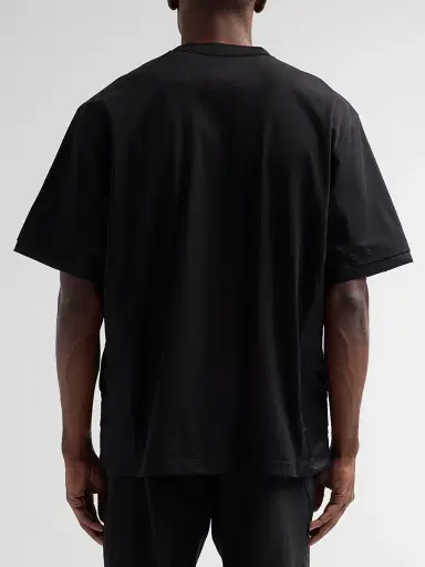 Sacai Men's Nylon Twill x Cotton Jersey T-Shirt - Black - Size XL | Thumbnail 3 Sacai Men's Nylon Twill x Cotton Jersey T-Shirt - Black - Size XL | Thumbnail 3