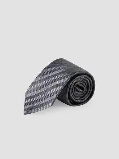 Brunello Cucinelli Men's Silk Chevron Tie | Thumbnail 3 Brunello Cucinelli Men's Silk Chevron Tie | Thumbnail 3