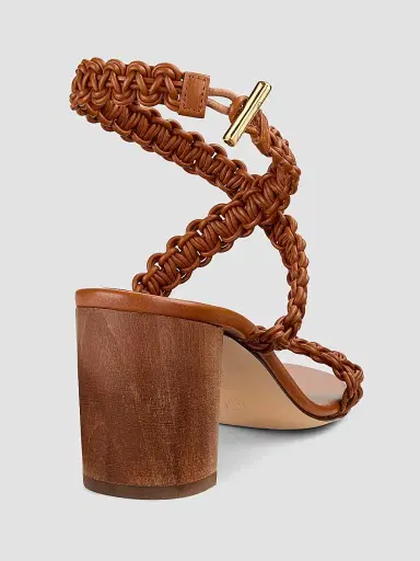 Gianvito Rossi Women's 70MM Woven Leather Sandals - Sedona | Thumbnail 3 Gianvito Rossi Women's 70MM Woven Leather Sandals - Sedona | Thumbnail 3