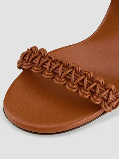 Gianvito Rossi Women's 70MM Woven Leather Sandals - Sedona | Thumbnail 6 Gianvito Rossi Women's 70MM Woven Leather Sandals - Sedona | Thumbnail 6