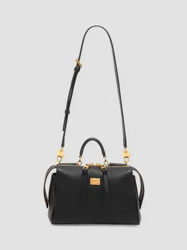 Dolce & Gabbana Women's Vittoria Leather Top Handle Bag - Nero | Thumbnail 7 Dolce & Gabbana Women's Vittoria Leather Top Handle Bag - Nero | Thumbnail 7