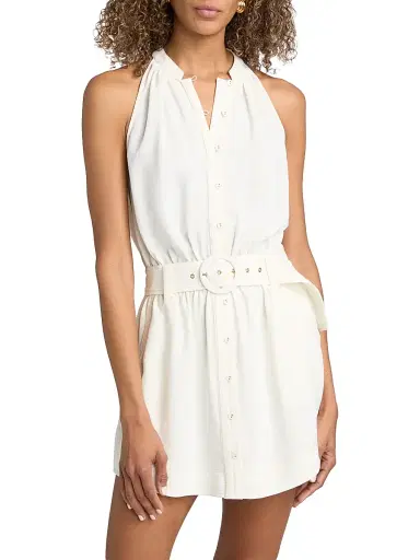 Ramy Brook Women's Mavi Tie-Waist A-Line Minidress - | Thumbnail 3 Ramy Brook Women's Mavi Tie-Waist A-Line Minidress - | Thumbnail 3