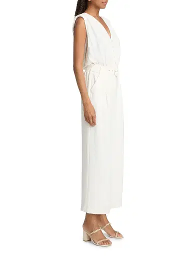 Ramy Brook Women's Astrid Sleeveless Jumpsuit - Ivory - Size XS | Thumbnail 4 Ramy Brook Women's Astrid Sleeveless Jumpsuit - Ivory - Size XS | Thumbnail 4