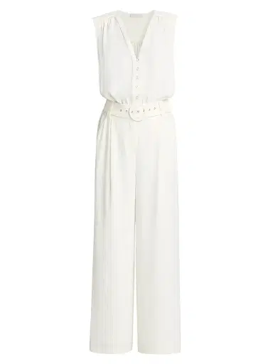 Ramy Brook Women's Astrid Sleeveless Jumpsuit - Ivory - Size XS | Thumbnail 1 Ramy Brook Women's Astrid Sleeveless Jumpsuit - Ivory - Size XS | Thumbnail 1