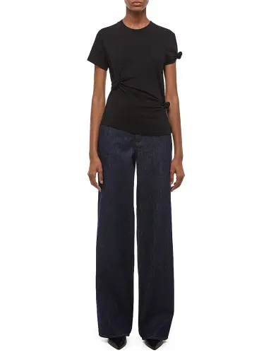 Helmut Lang Women's Knot Baby T-Shirt - Black - Size Large | Thumbnail 2 Helmut Lang Women's Knot Baby T-Shirt - Black - Size Large | Thumbnail 2