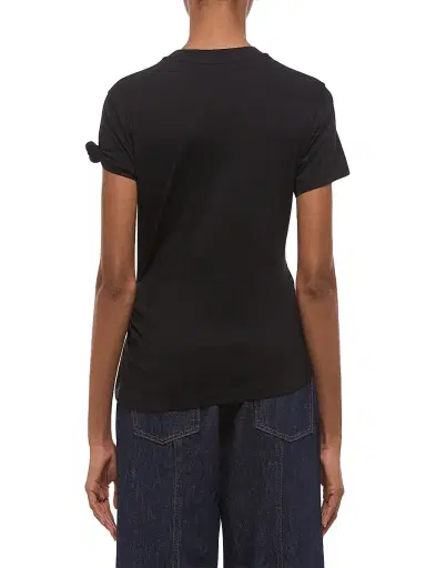 Helmut Lang Women's Knot Baby T-Shirt - Black - Size Large | Thumbnail 4 Helmut Lang Women's Knot Baby T-Shirt - Black - Size Large | Thumbnail 4