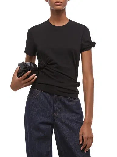 Helmut Lang Women's Knot Baby T-Shirt - Black - Size Large | Thumbnail 6 Helmut Lang Women's Knot Baby T-Shirt - Black - Size Large | Thumbnail 6