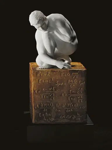 Lladro Scientia Man Figurine - White | Thumbnail 3 Lladro Scientia Man Figurine - White | Thumbnail 3