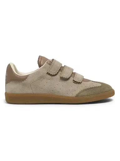 Isabel Marant Women's Beth Suede Low-Top Sneakers - Taupe - Size 6 | Thumbnail 1 Isabel Marant Women's Beth Suede Low-Top Sneakers - Taupe - Size 6 | Thumbnail 1