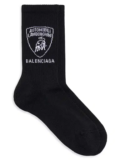 Balenciaga Women's Nano Socks - Black Faded - Size Small | Thumbnail 1 Balenciaga Women's Nano Socks - Black Faded - Size Small | Thumbnail 1