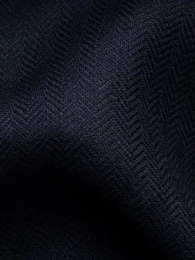 Eton Men's Herringbone Linen-Blend Shirt Jacket - Navy | Thumbnail 3 Eton Men's Herringbone Linen-Blend Shirt Jacket - Navy | Thumbnail 3