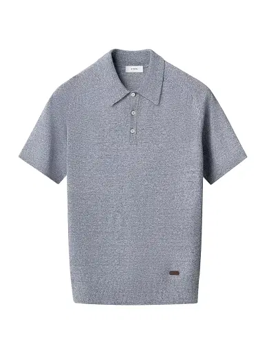 Eton Men's Linen-Cotton Fine Knit Polo Shirt - Dark Blue | Thumbnail 1 Eton Men's Linen-Cotton Fine Knit Polo Shirt - Dark Blue | Thumbnail 1