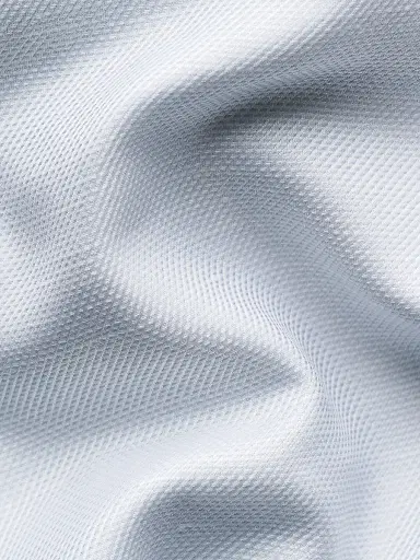 Eton Men's Contemporary Fit Textured Cotton-Linen Shirt - Light Blue | Thumbnail 6 Eton Men's Contemporary Fit Textured Cotton-Linen Shirt - Light Blue | Thumbnail 6