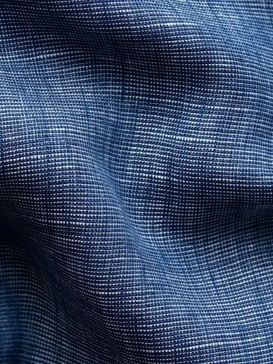 Eton Men's Linen Long-Sleeve Shirt - Dark Blue | Thumbnail 8 Eton Men's Linen Long-Sleeve Shirt - Dark Blue | Thumbnail 8