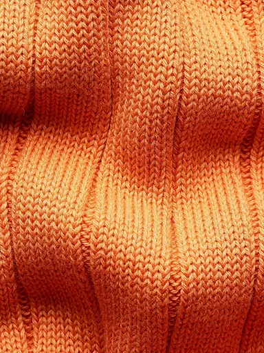 Eton Men's Knit Crewneck Sweater - Orange | Thumbnail 7 Eton Men's Knit Crewneck Sweater - Orange | Thumbnail 7